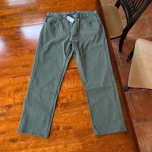 NWT Banana Republic ‘new moss’ colored jeans